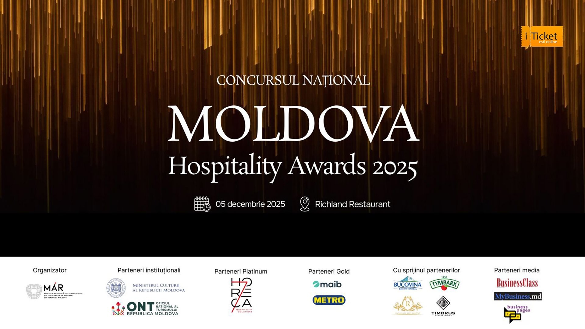 Gala festivă „Moldova Hospitality Awards - 2025”