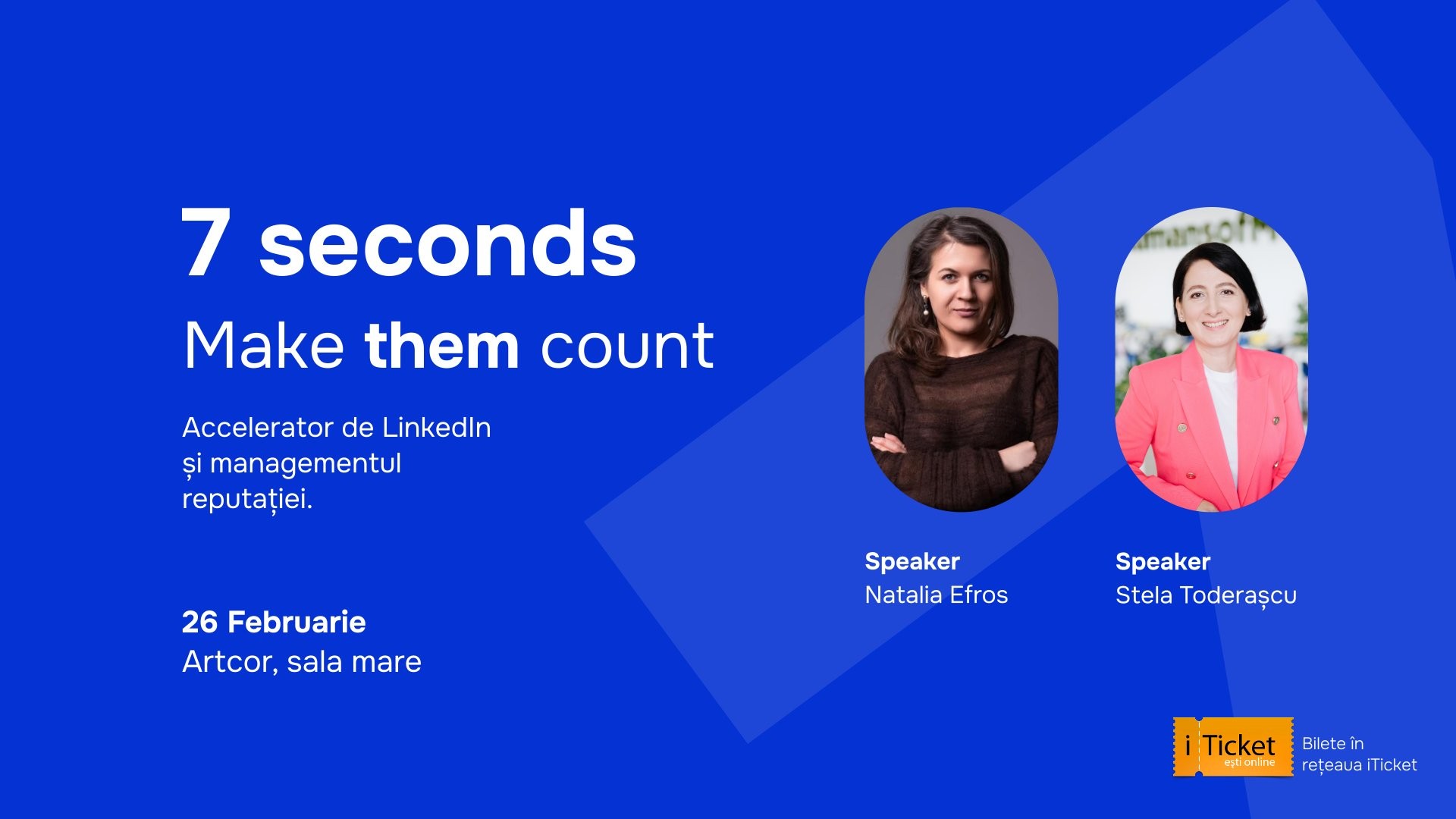 7 seconds. Make them count