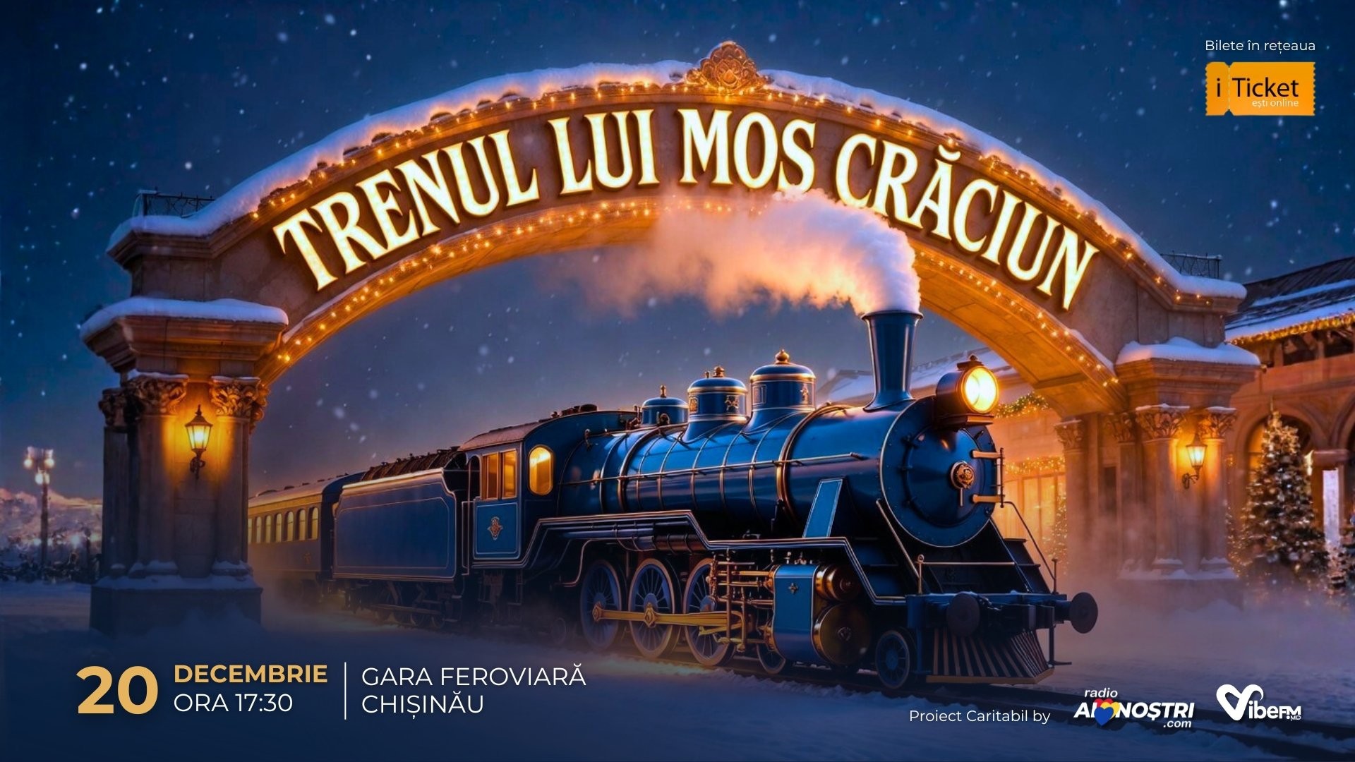 Trenul lui Moș Crăciun – Cursa spre Polul Nord