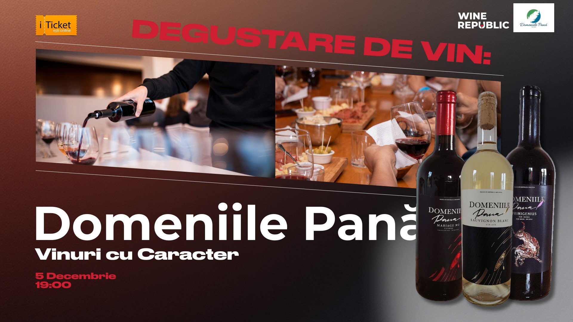 Degustare de Vin: Domeniile Pană – Vinuri cu Caracter