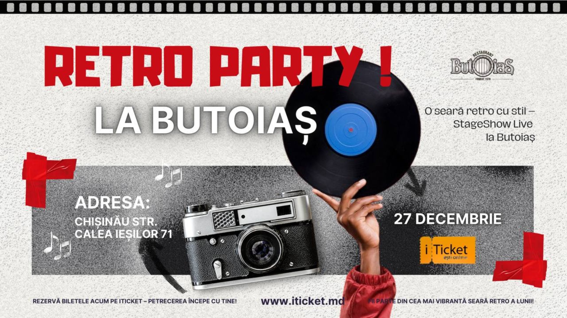 Retro Party! La Butoiaș | 27 Decembrie