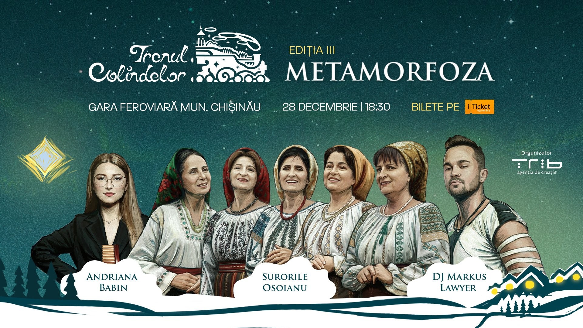 Trenul Colindelor – Metamorfoza muzicală