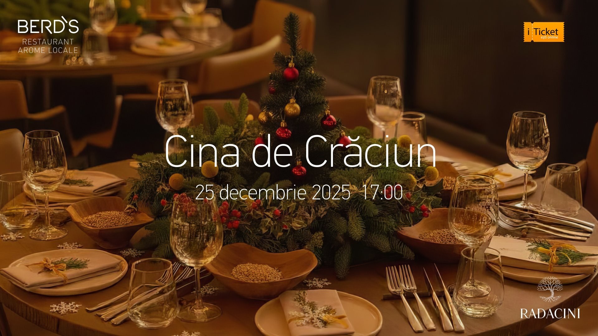 Рождественский ужин в ресторане BERD’S Arome Locale
