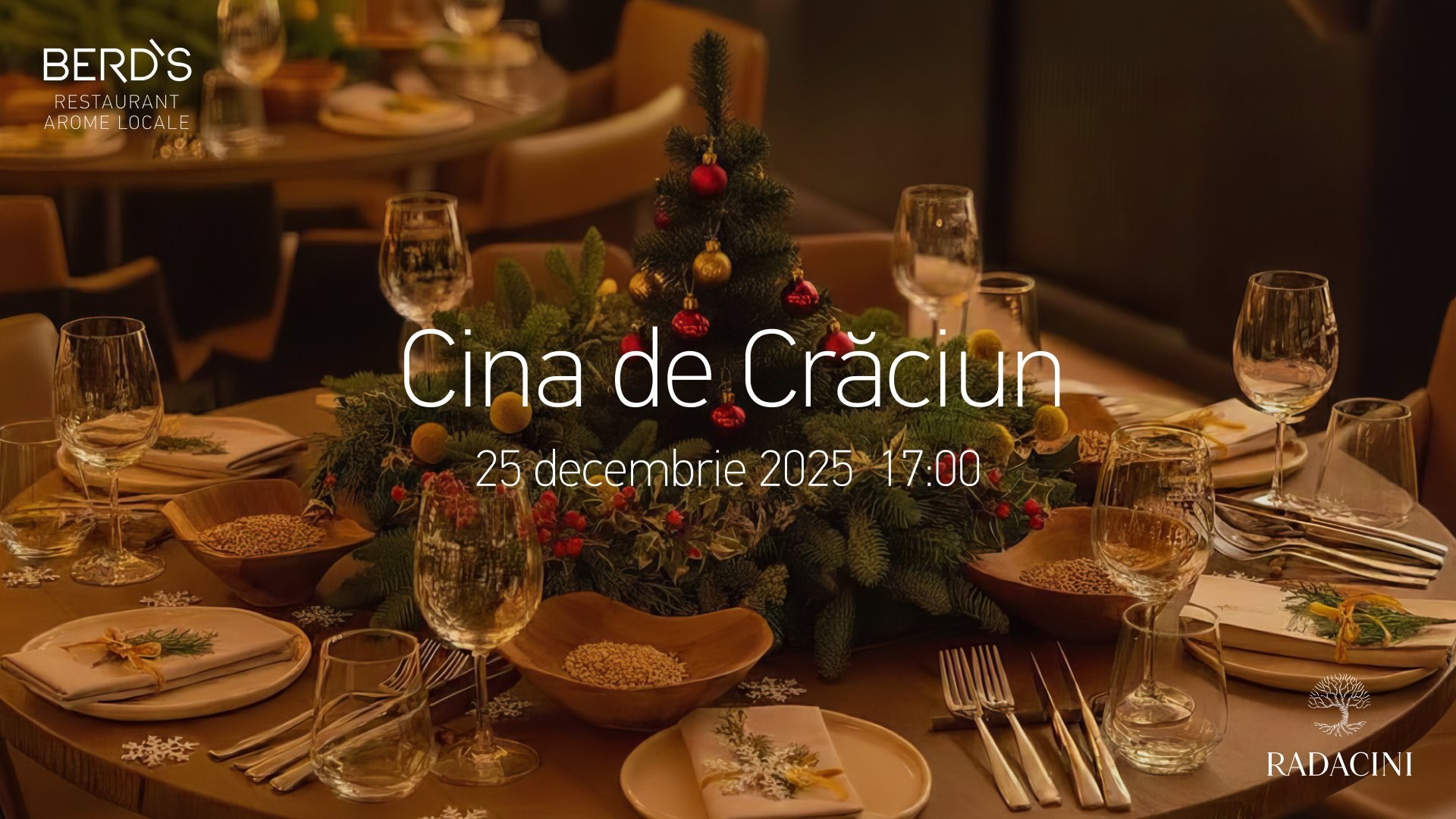 Рождественский ужин в ресторане BERD’S Arome Locale