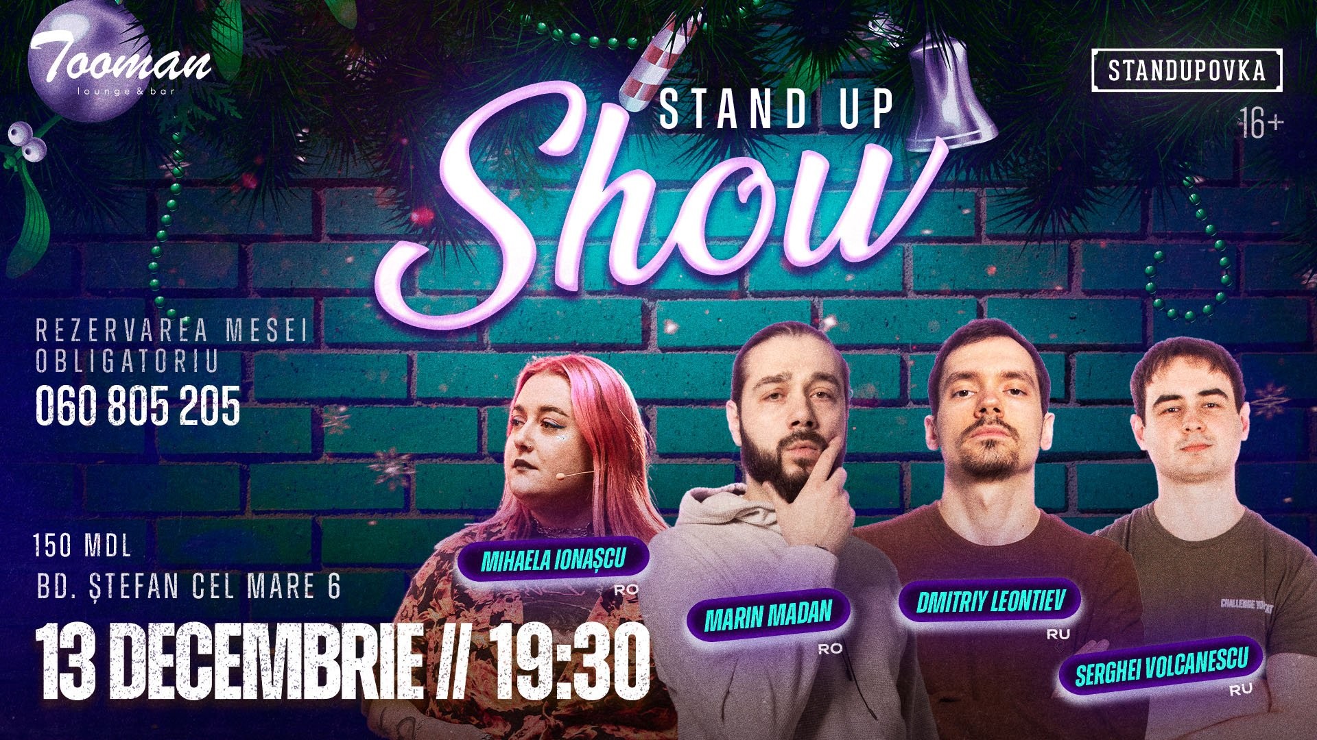 Stand UP Show 13 Decembrie
