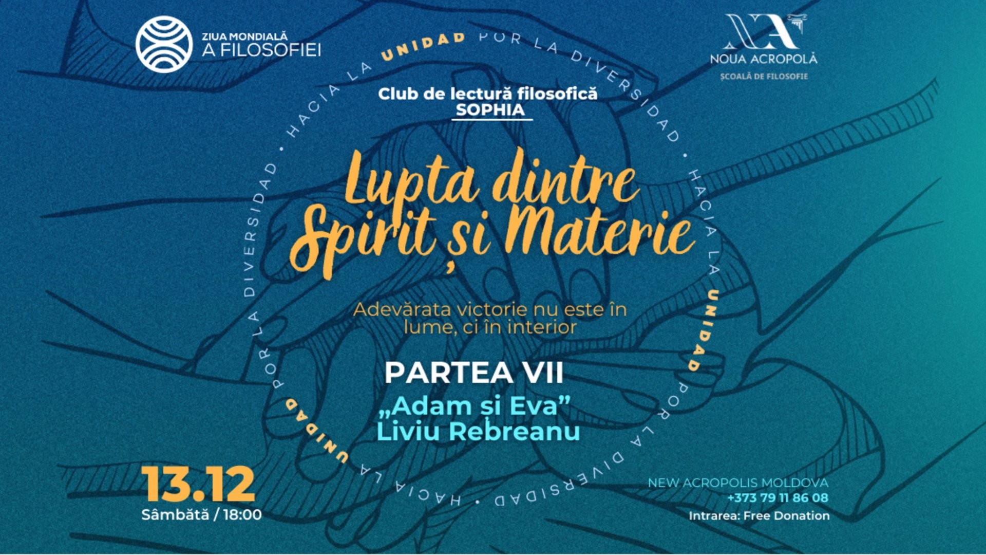 Club de lectură LUPTA DINTRE SPIRIT ȘI MATERIE - „Adam și Eva” – Liviu Rebreanu