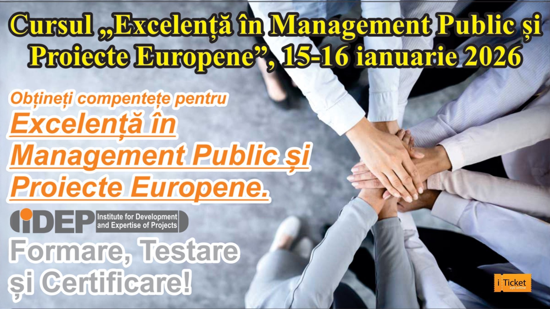Excelență în Management Public și Proiecte Europene