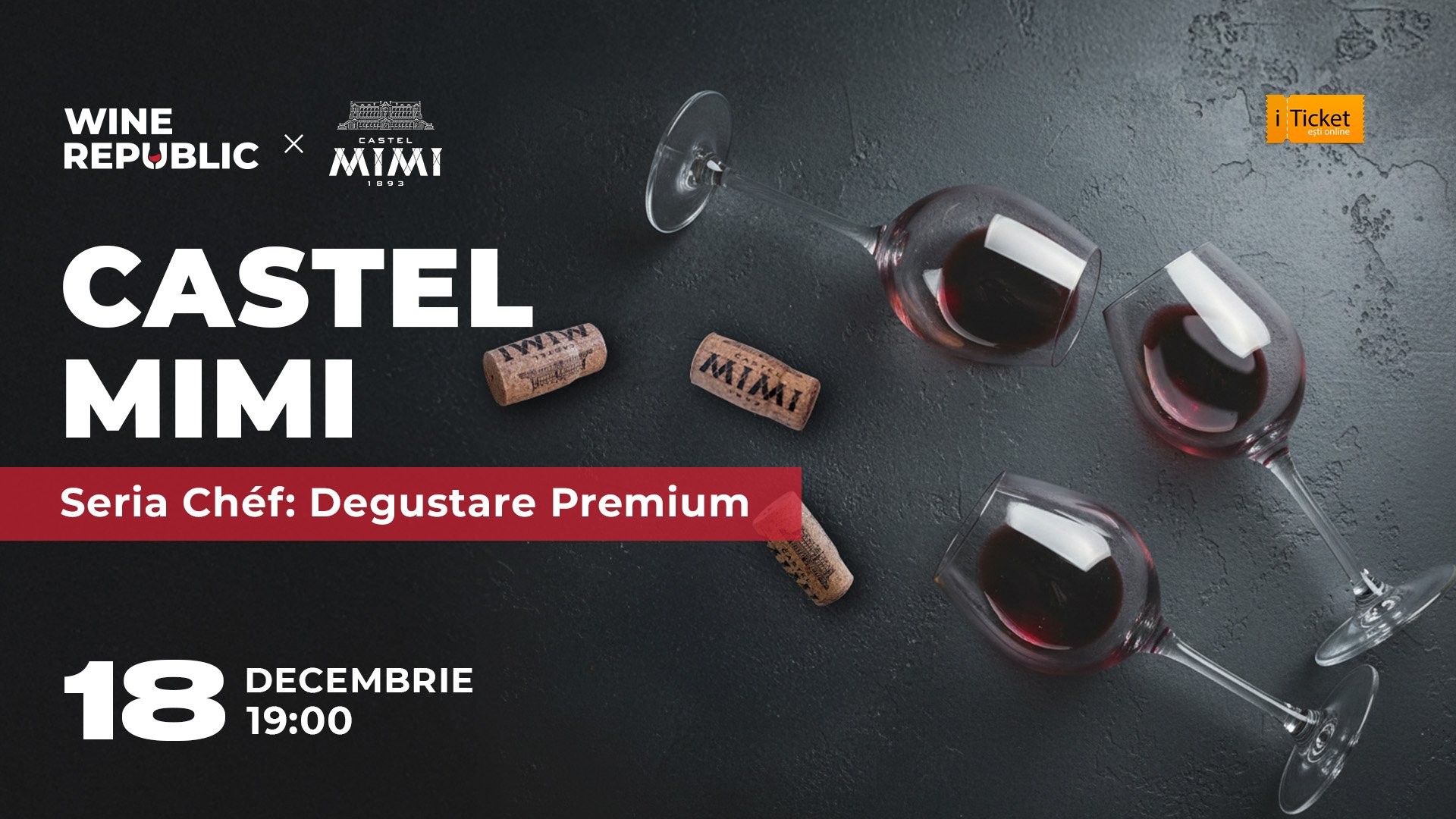 Премиальная дегустация вин – Castel Mimi «Серия Chéf»