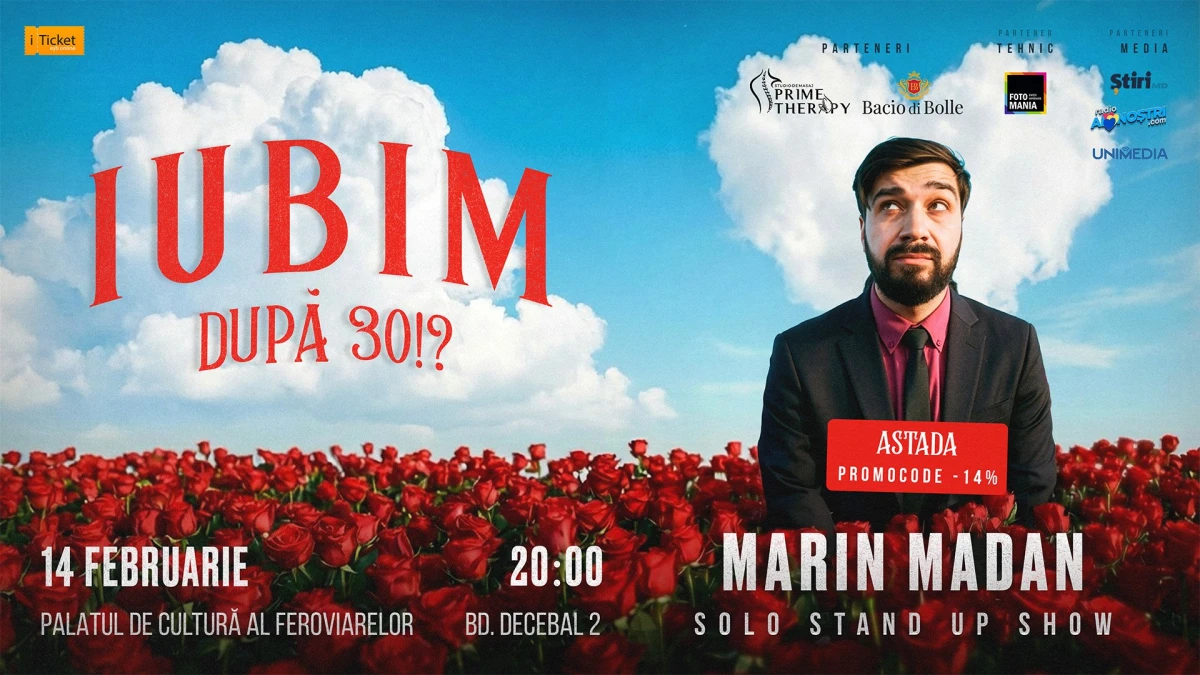 Solo Stand-Up Show Marin Madan – IUBIM după 30?!