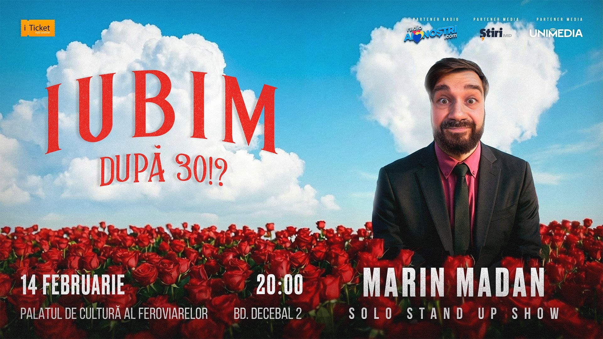 Solo Stand-Up Show Marin Madan – IUBIM după 30?!