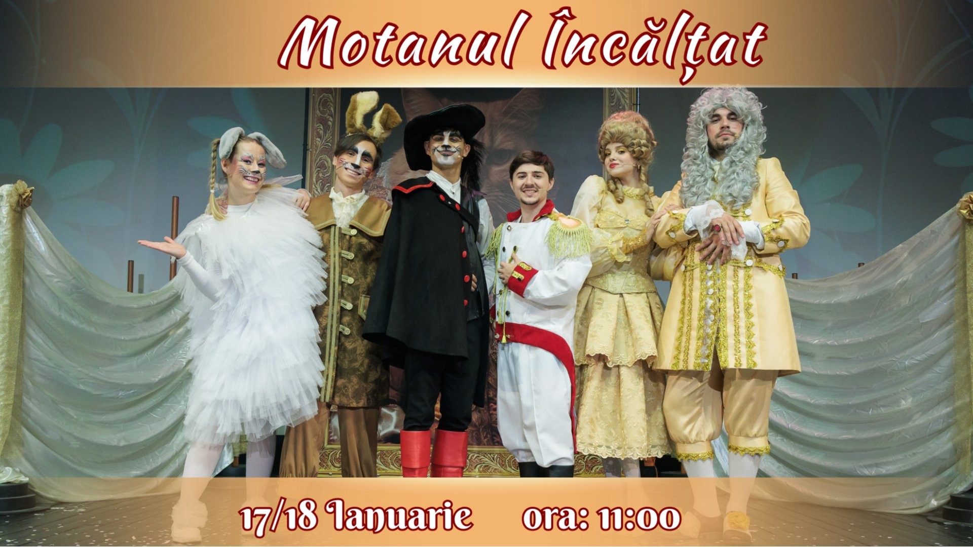 MOTANUL INCALTAT - Spectacol de teatru pentru copii și adolescenți +5 | 17/18 IANUARIE 2026