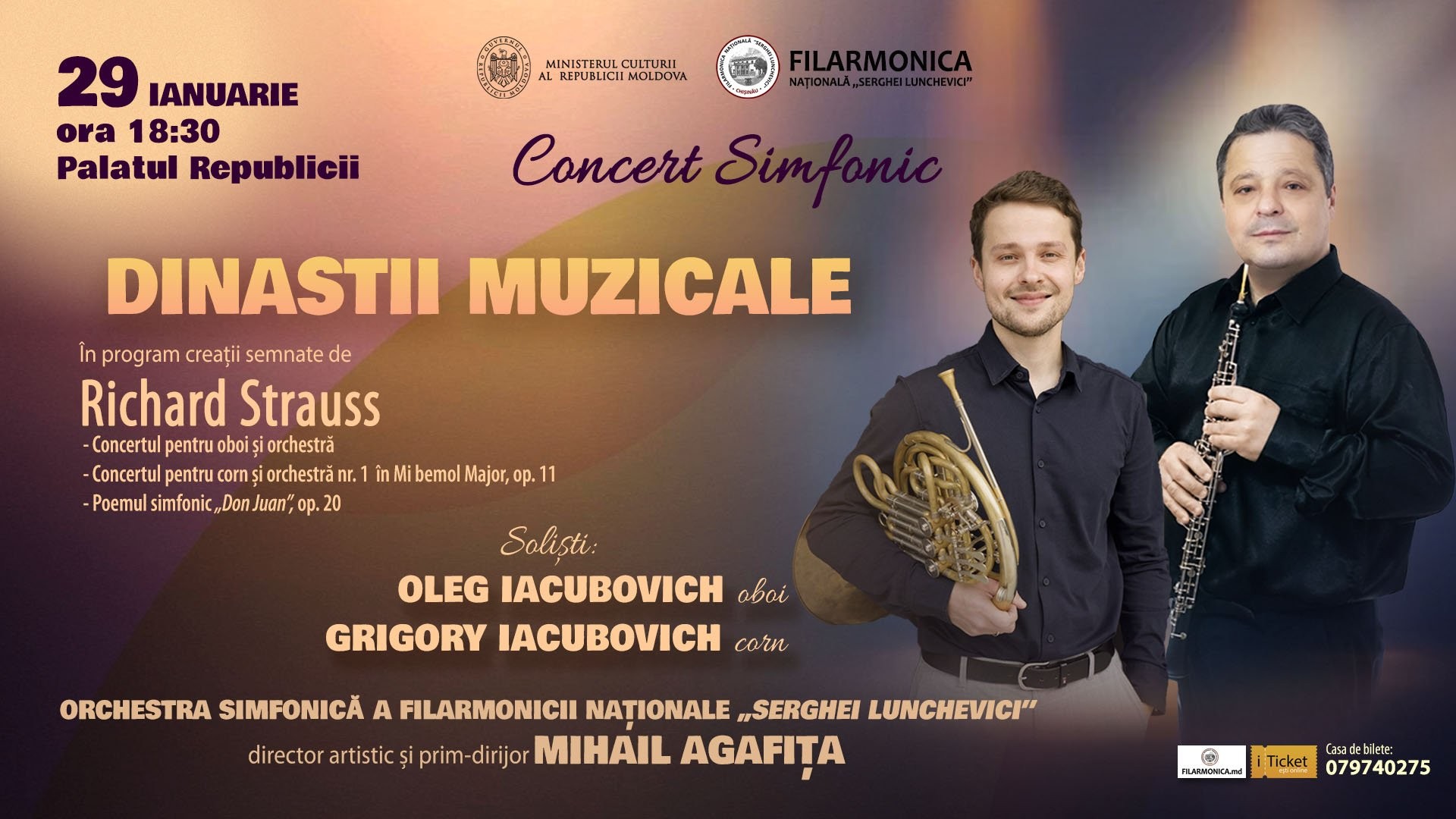CONCERT SIMFONIC: DINASTII MUZICALE