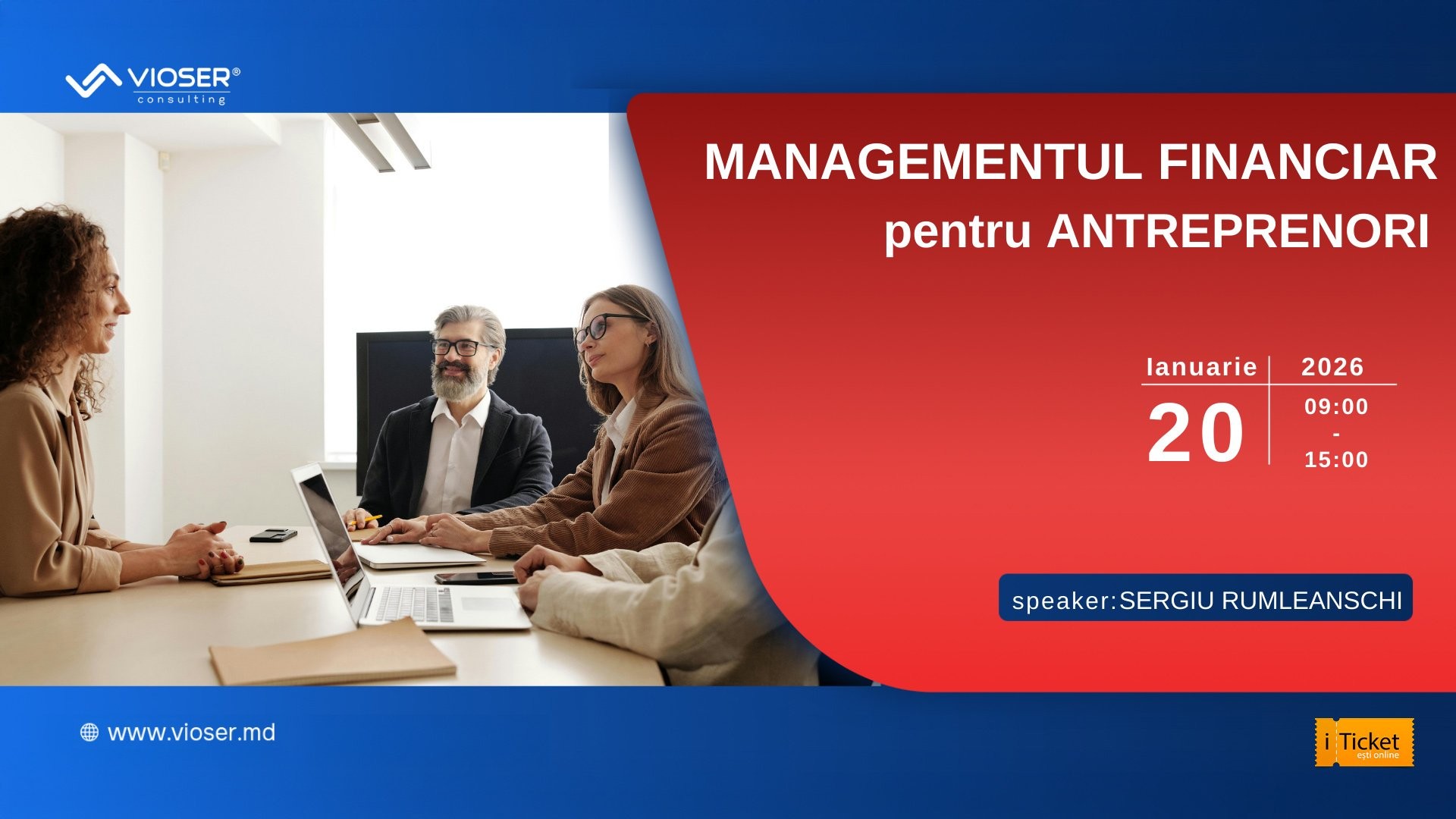 Training: MANAGEMENTUL FINANCIAR pentru ANTREPRENORI