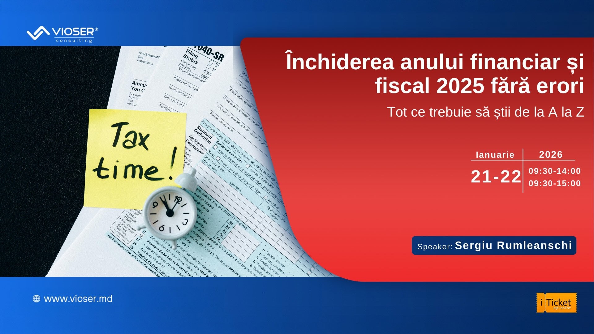 Training: Închiderea anului financiar și fiscal 2025 fără erori