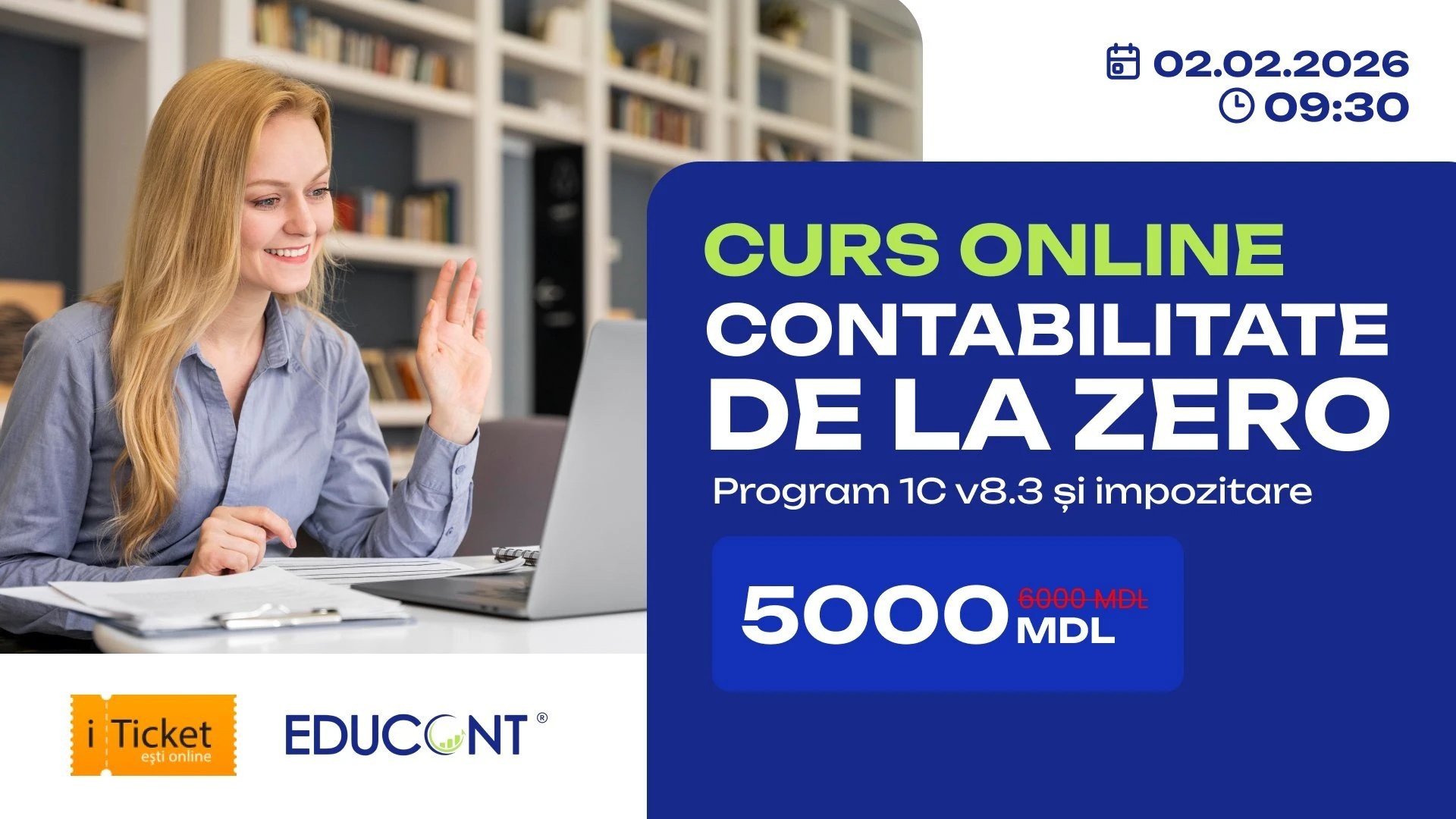 Curs Contabilitate +1C 8.3, Taxe și impozite - Online de la Zero