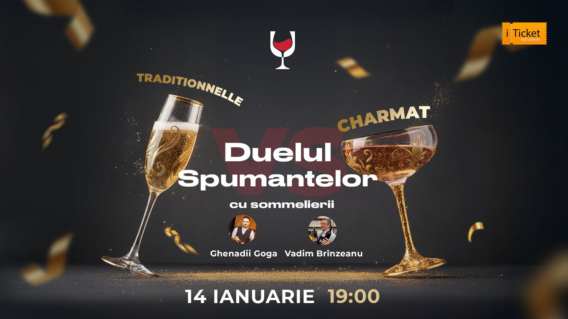 Traditionnelle vs. Charmat - Duelul Spumantelor cu sommelierii Ghenadii Goga & Vadim Brînzeanu