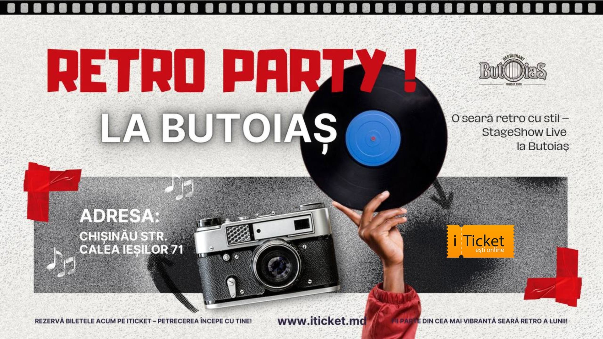 Retro Party! La Butoiaș | 24 Ianuarie