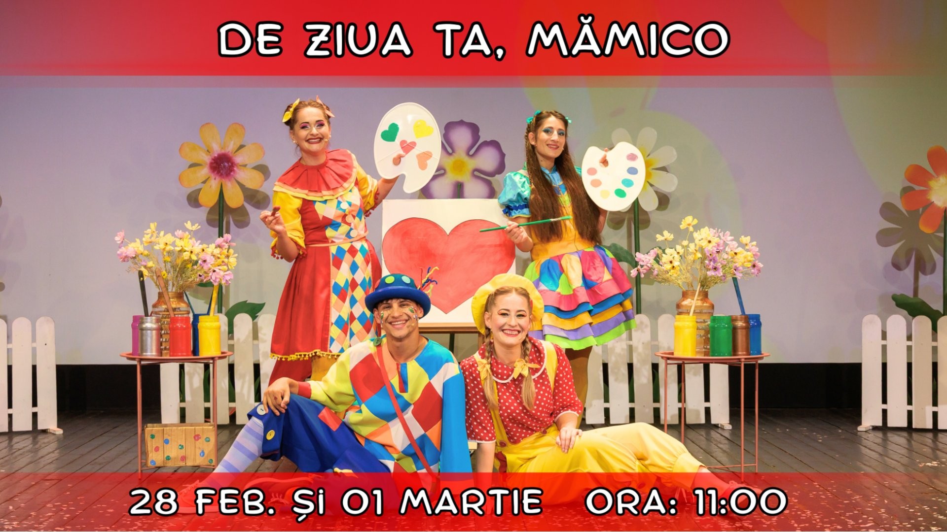De ziua ta, Mamico - Spectacol Tematic de 8 MARTIE Interactiv de Animatie pentru Copii | 28 FEBRUARIE și 01 MARTIE 2026, 11-00