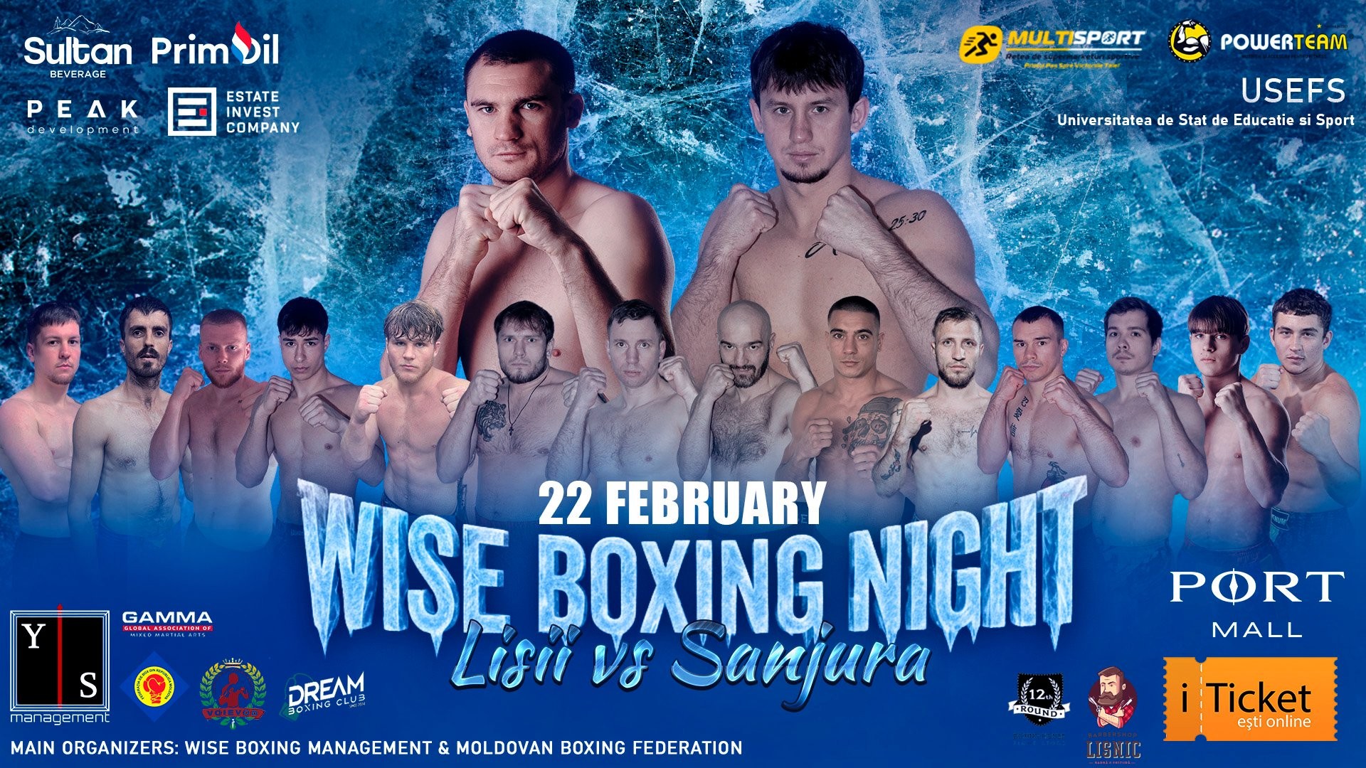 WISE BOXING NIGHT: Главное бойцовское событие февраля!