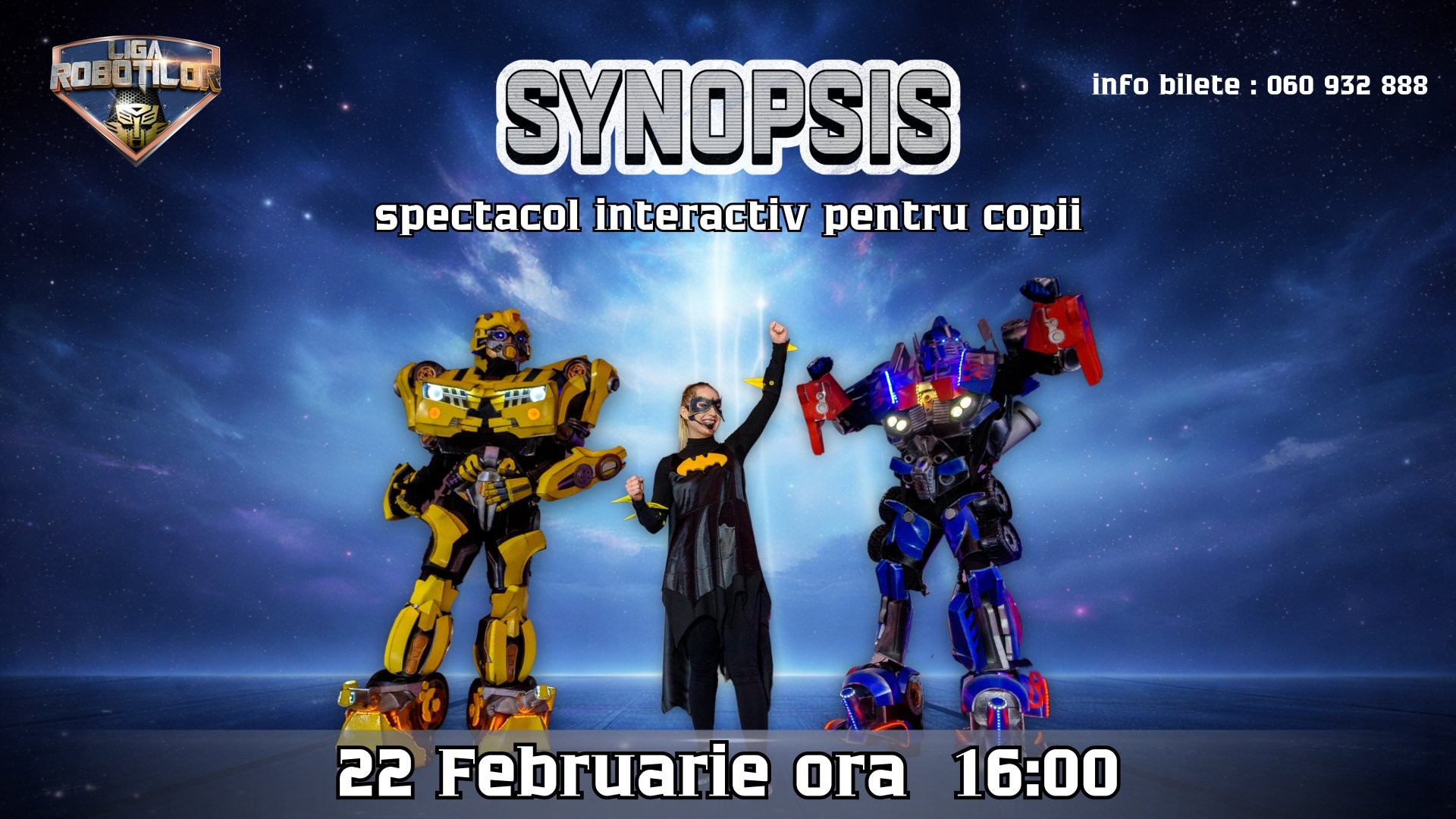 Synopsis | Spectacol Interactiv pentru copii | 22 FEBRUARIE 2026 | 16-00