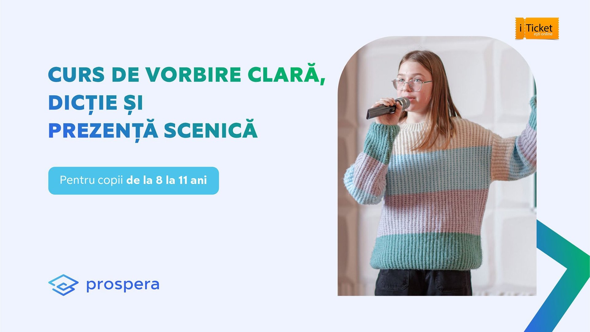 Curs de vorbire clară, dicție și prezență scenică