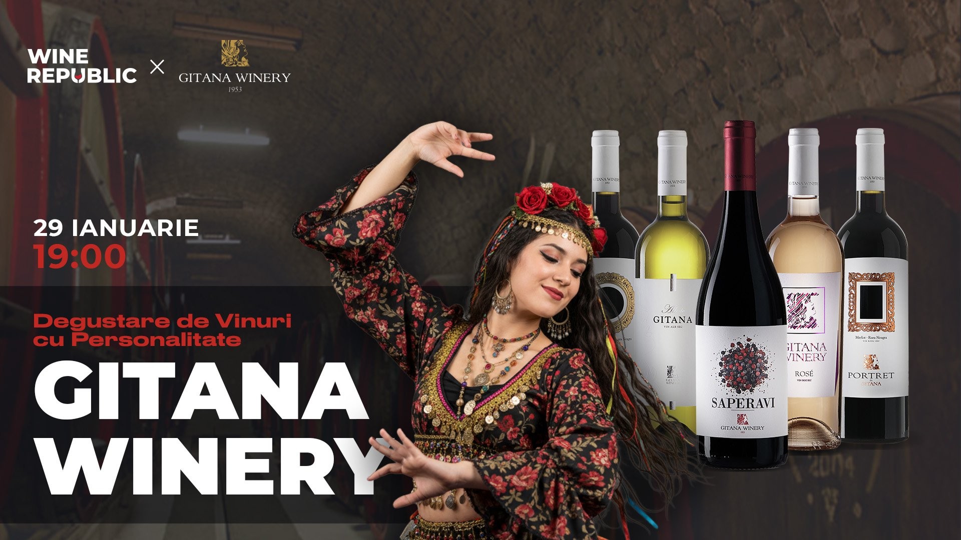 Дегустация вин с характером – Gitana Winery