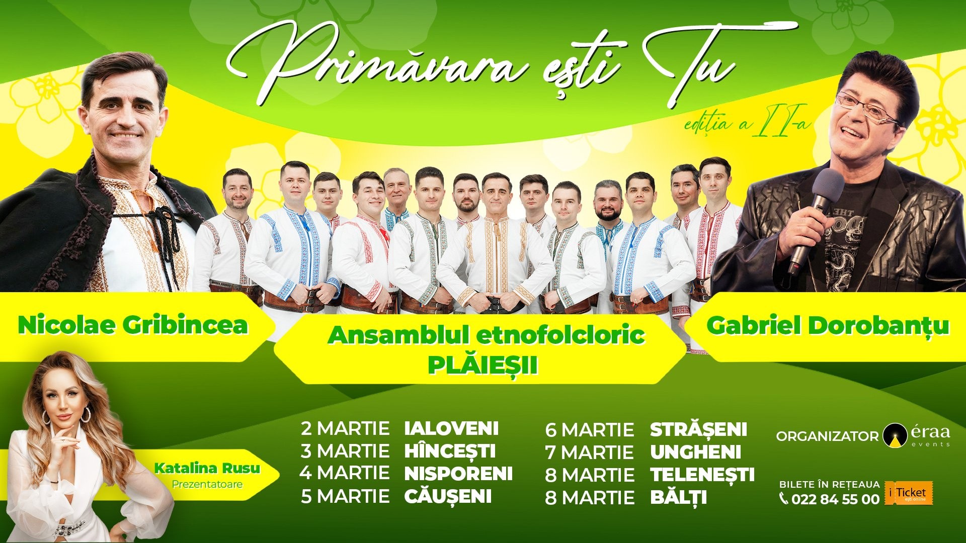 Strășeni - Gabriel Dorobantu & Ansamblul etnofolcloric “Plaiesii” - Primavara esti Tu!