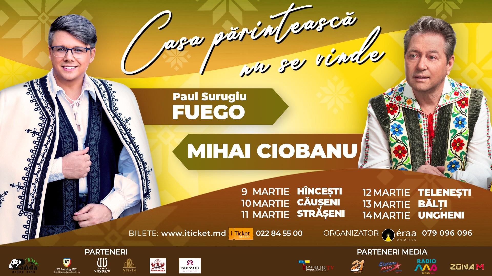 Hîncești - Paul Surugiu FUEGO și Mihai CIOBANU - Primăvara ești Tu!