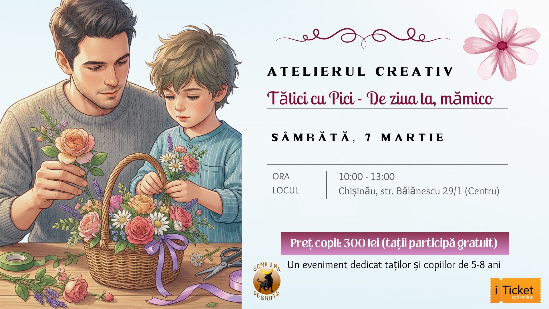 Tătici cu pici. De ziua ta, mămico.