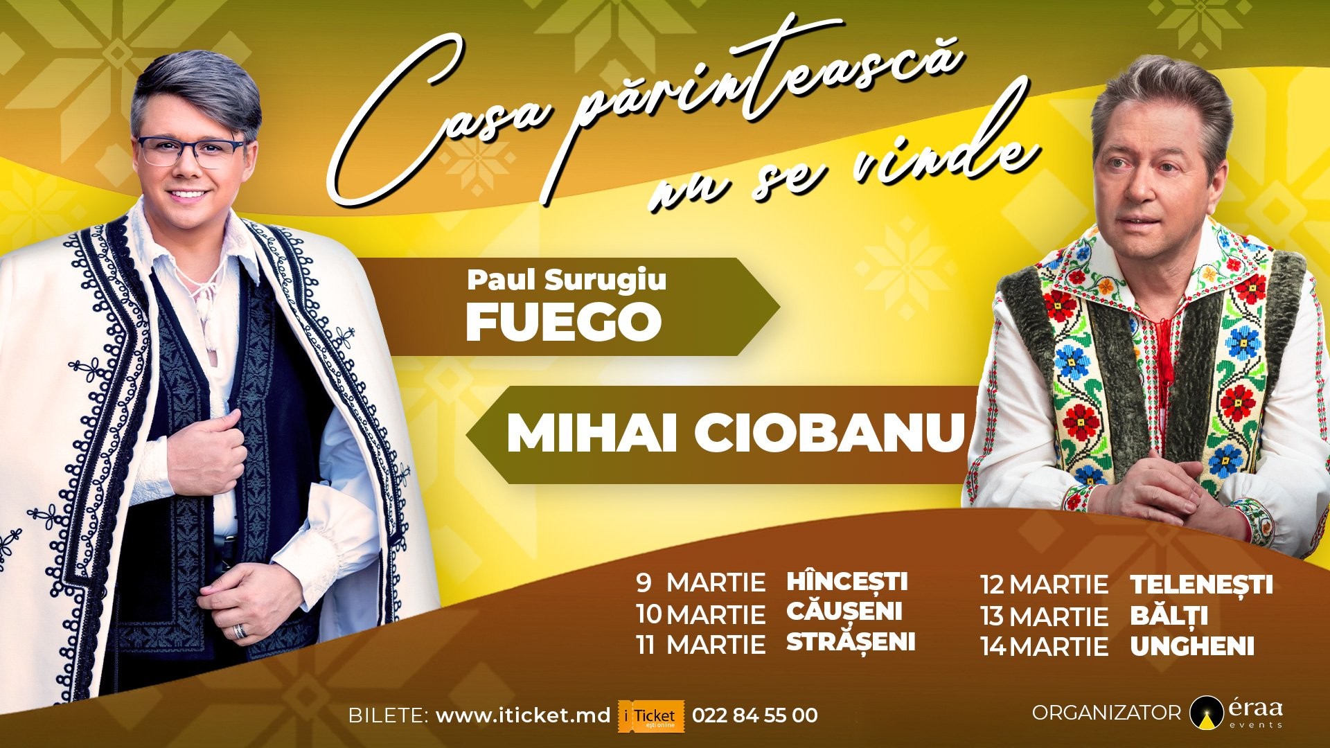 Căușeni - Paul Surugiu FUEGO și Mihai CIOBANU - Primavara esti Tu!