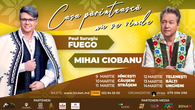 Strașeni - Paul Surugiu FUEGO și Mihai CIOBANU - Primavara esti Tu!