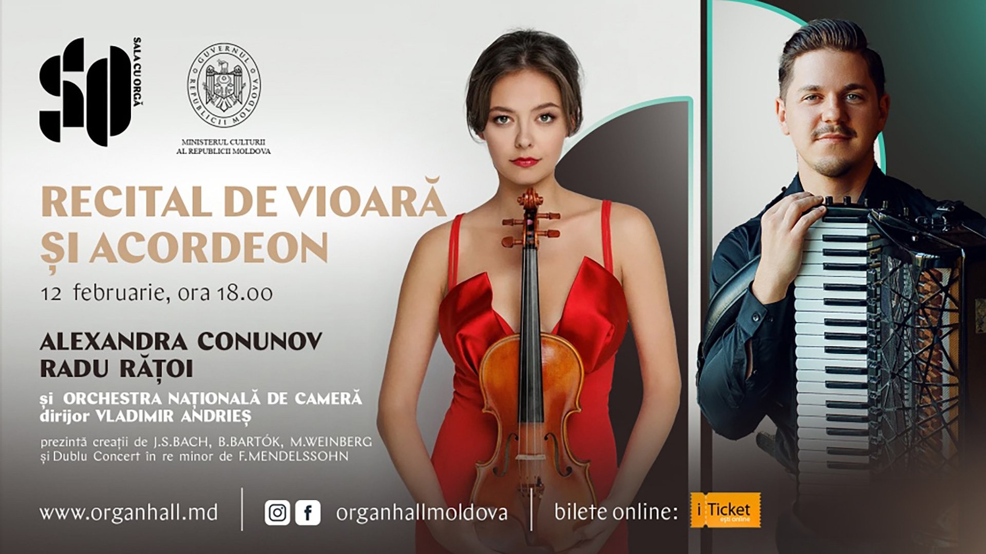 RECITAL DE VIOARĂ ȘI ACORDEON