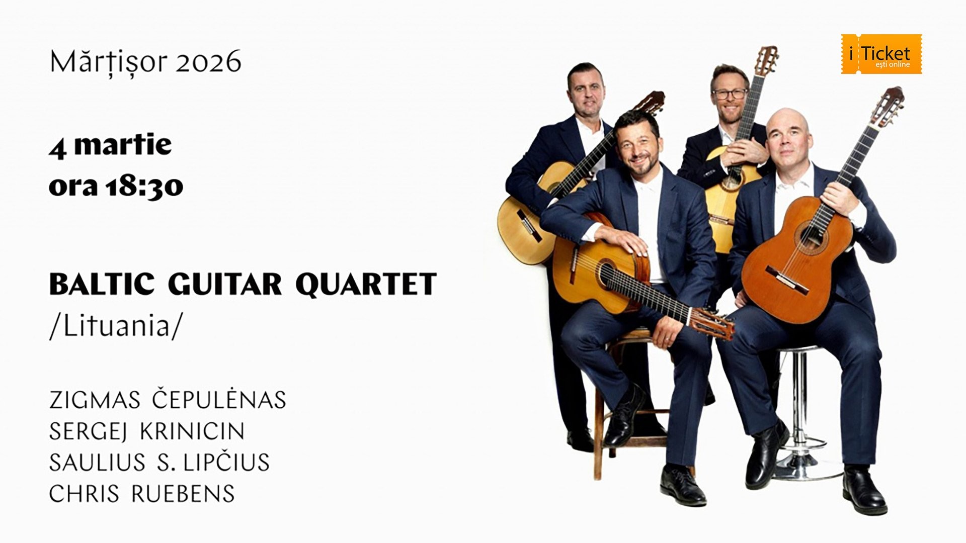 BALTIC GUITAR QUARTET "Mărțișor 2026"