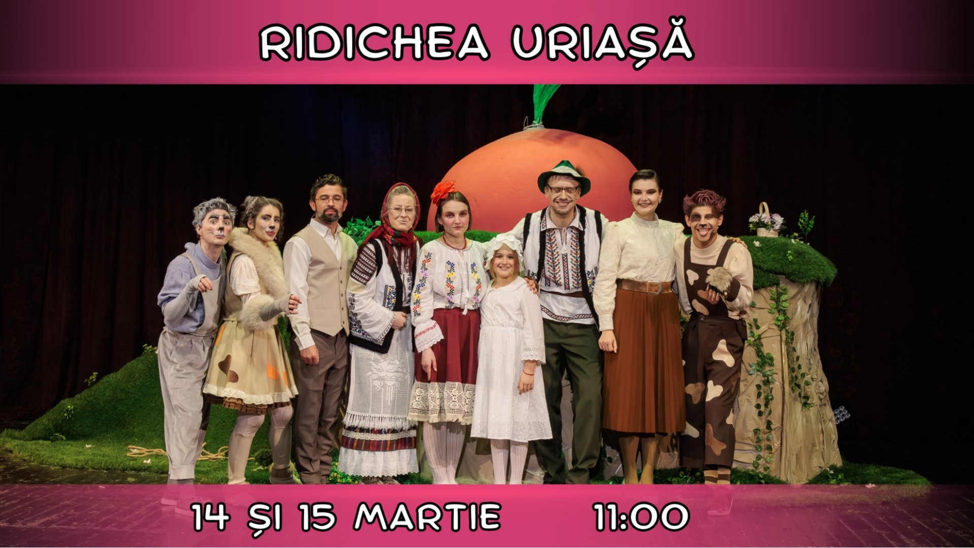 RIDICHEA URIASA  - Spectacol Interactiv pentru Copii | Teatrul Planeta Clounella |14 și 15 MARTIE 2026 | 11-00