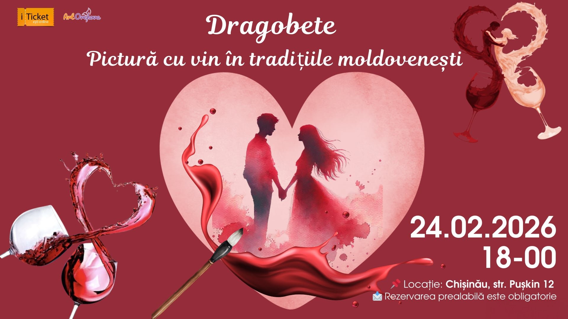 Dragobete — pictură cu vin în tradițiile moldovenești