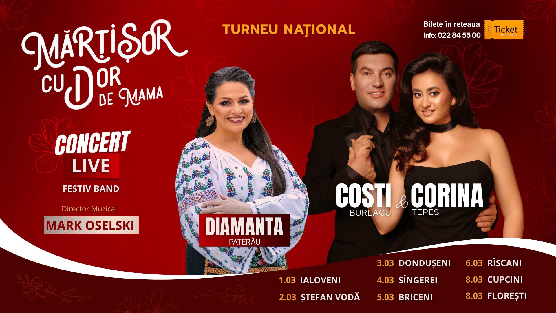 Dondușeni - Costi și Corina, Diamanta Paterău | Mărțișor cu Dor de Mama