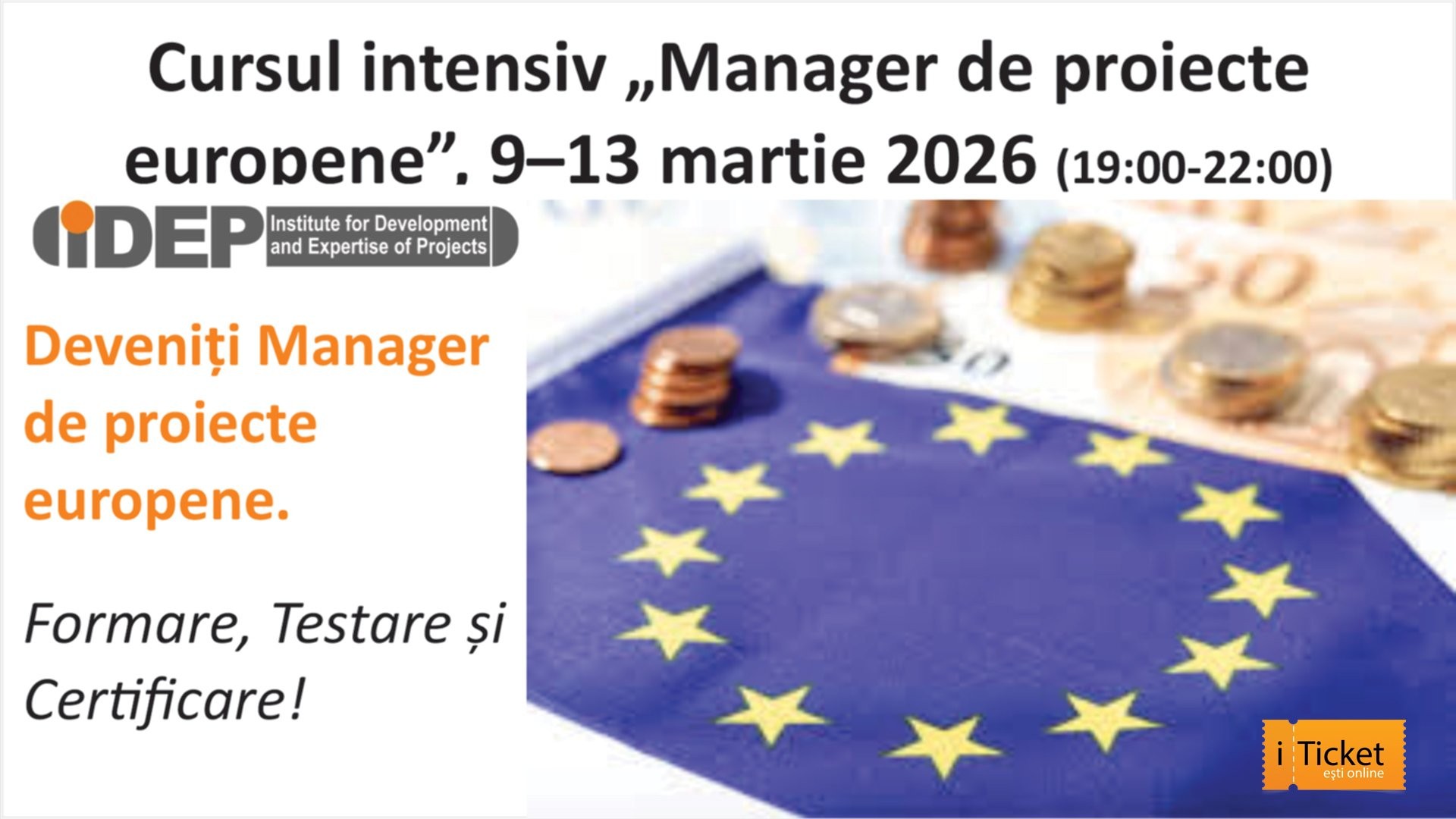 Curs practic de inițiere “Manager de Proiect Fonduri Europene”