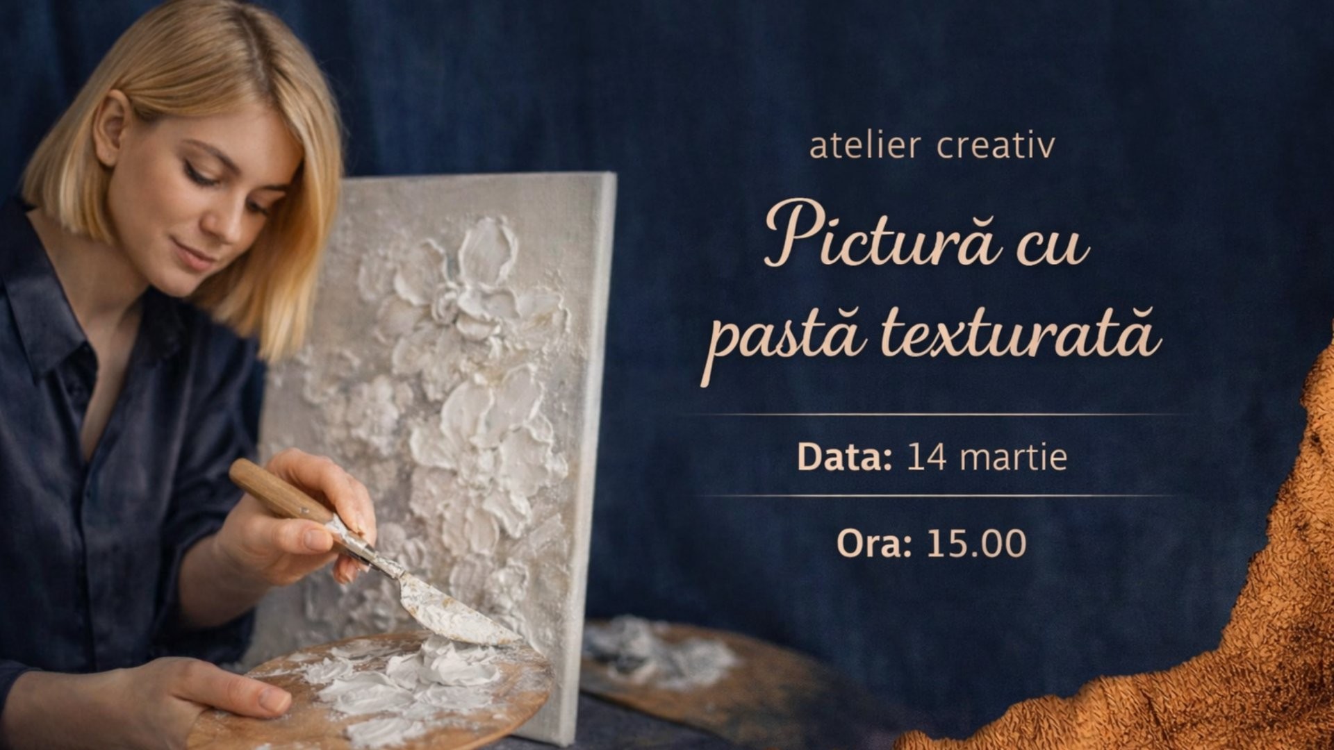 Atelier: Pictură cu pastă texturată