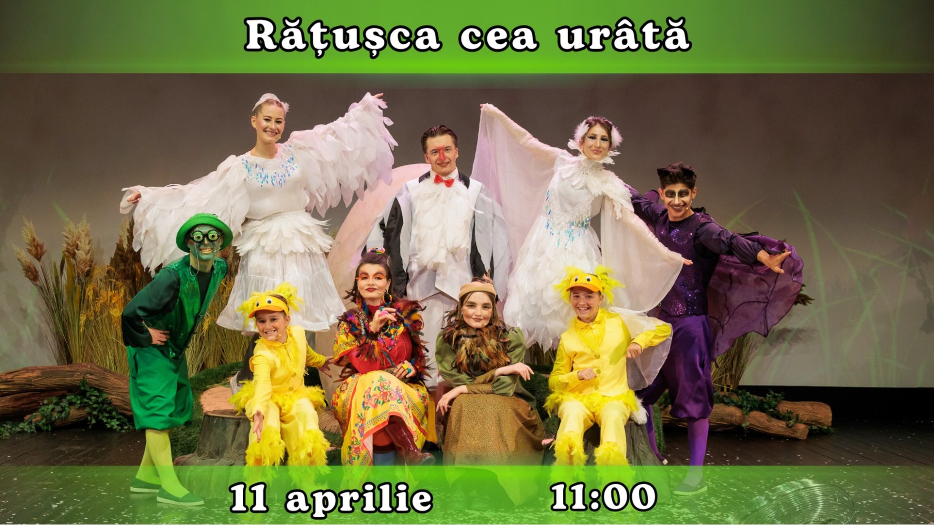 RĂȚUȘCA CEA URÂTĂ - Spectacol Interactiv pentru Copii | Teatrul Planeta Clounella | 11 APRILIE 2026 | 15-00