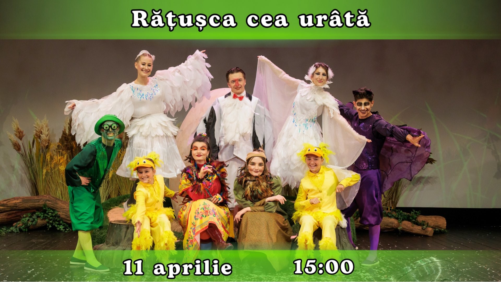 RĂȚUȘCA CEA URÂTĂ - Spectacol Interactiv pentru Copii | Teatrul Planeta Clounella | 11 APRILIE 2026 | 15-00