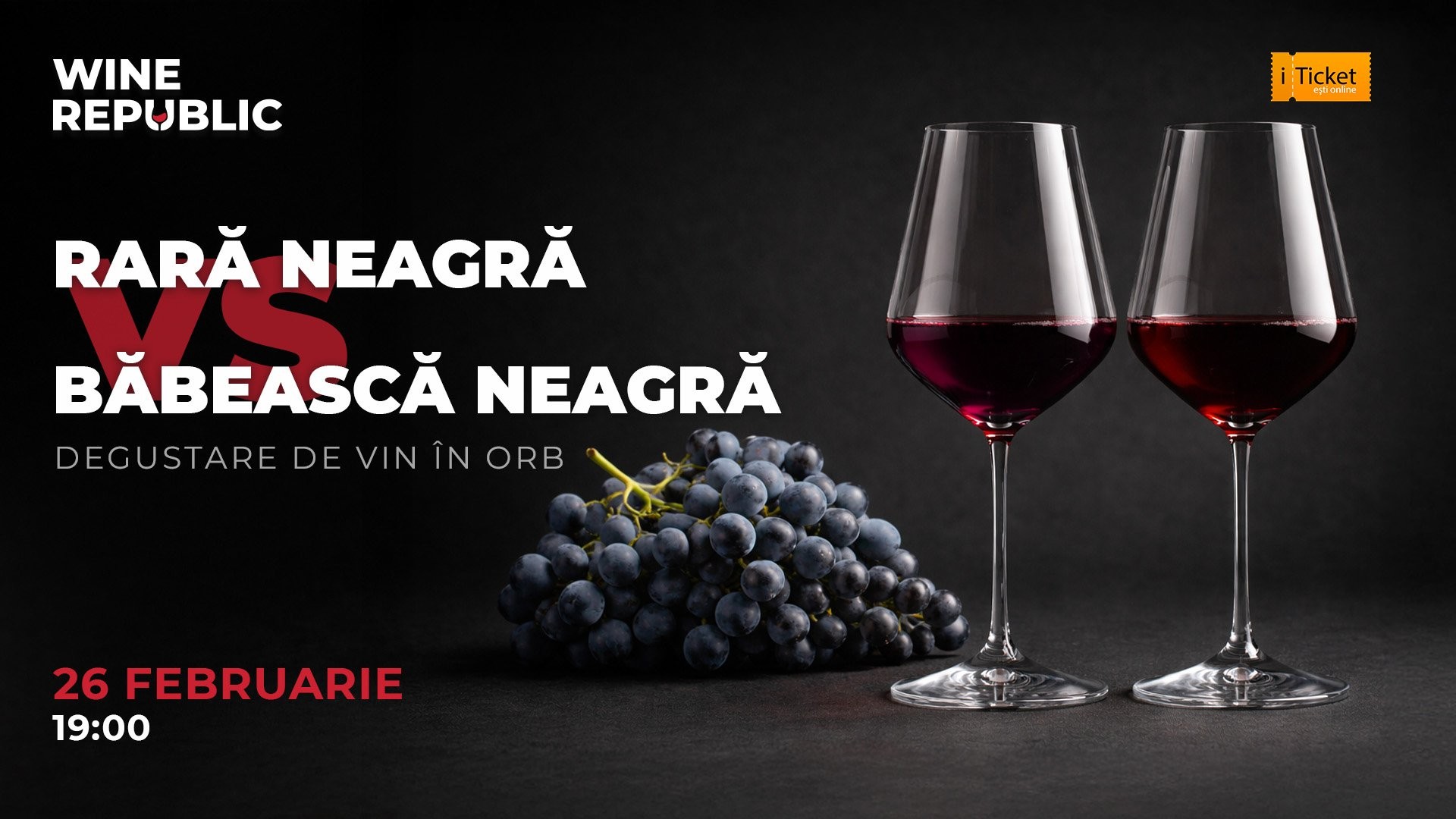 RARĂ NEAGRĂ vs BĂBEASCĂ NEAGRĂ Degustare de Vin în Orb