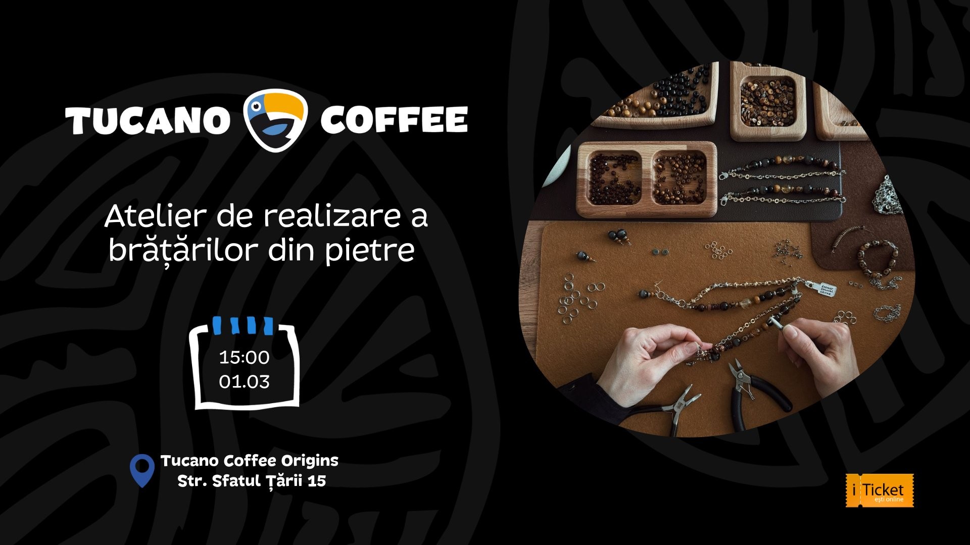 Atelier de Realizare a Brățărilor din Pietre