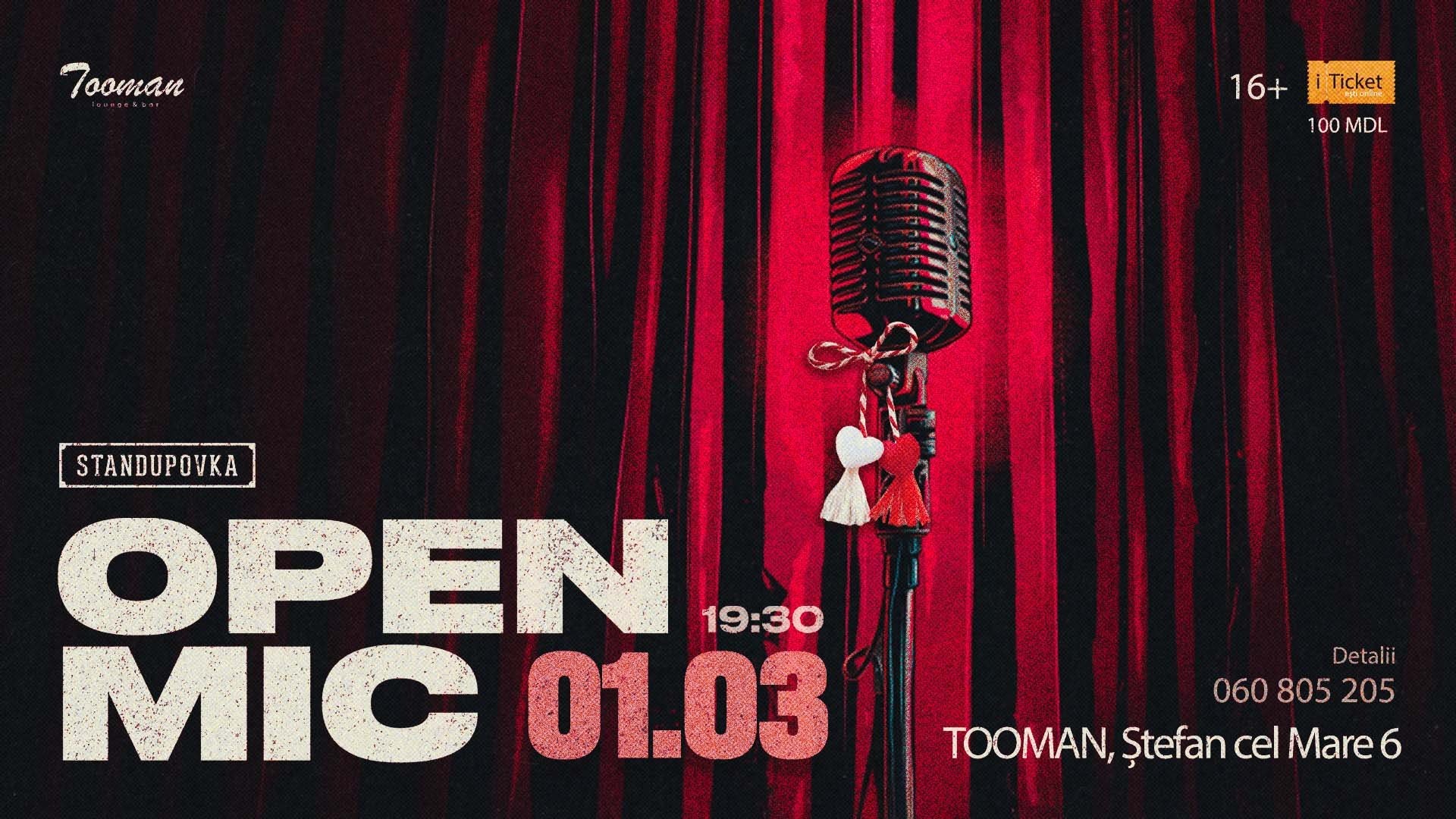 OPEN MIC-ul 1 Martie
