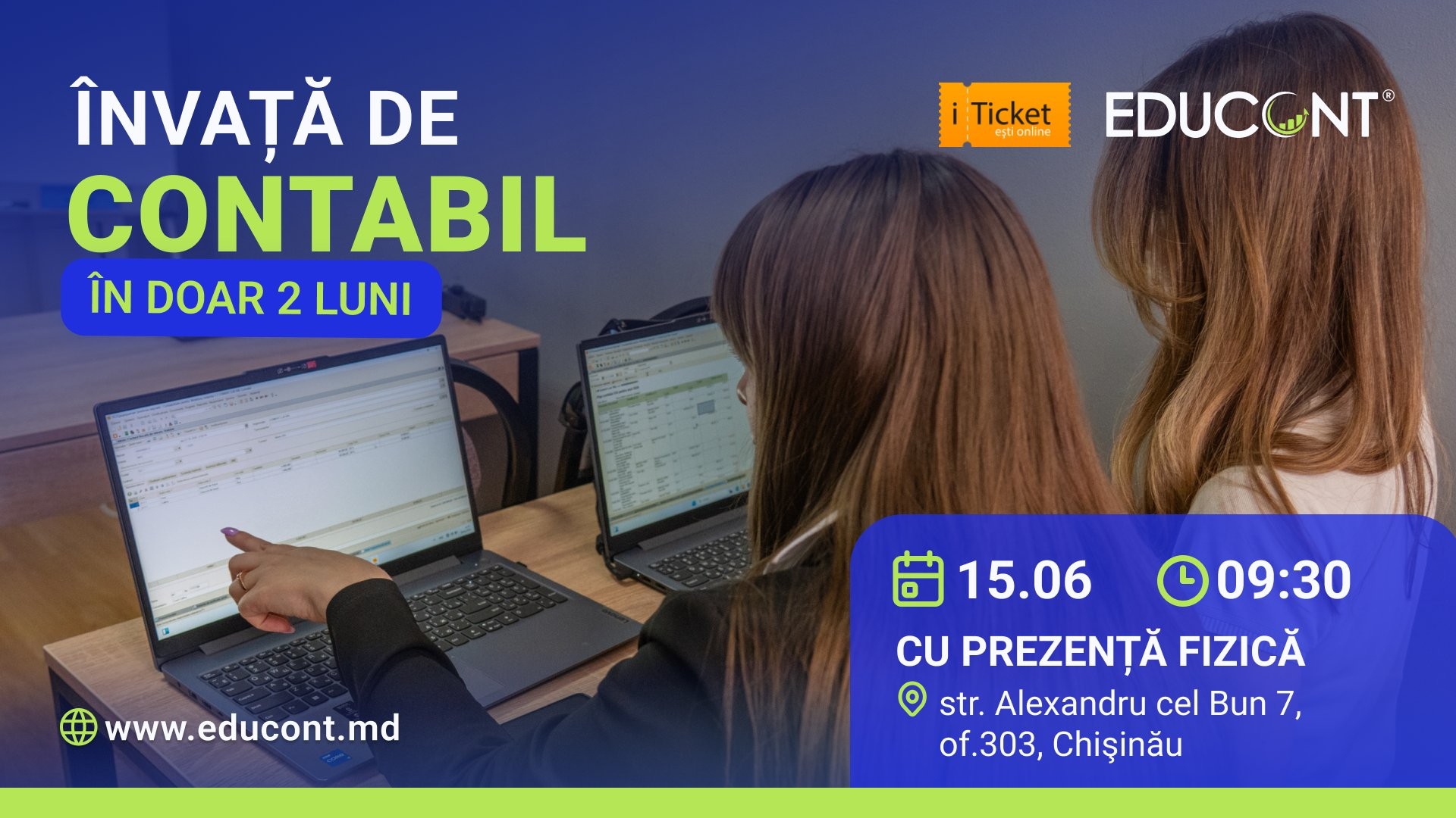 Curs Contabilitate +1C 8.3, Taxe și impozite din 15 IUNIE | FIZIC | 09:30 | EDUCONT