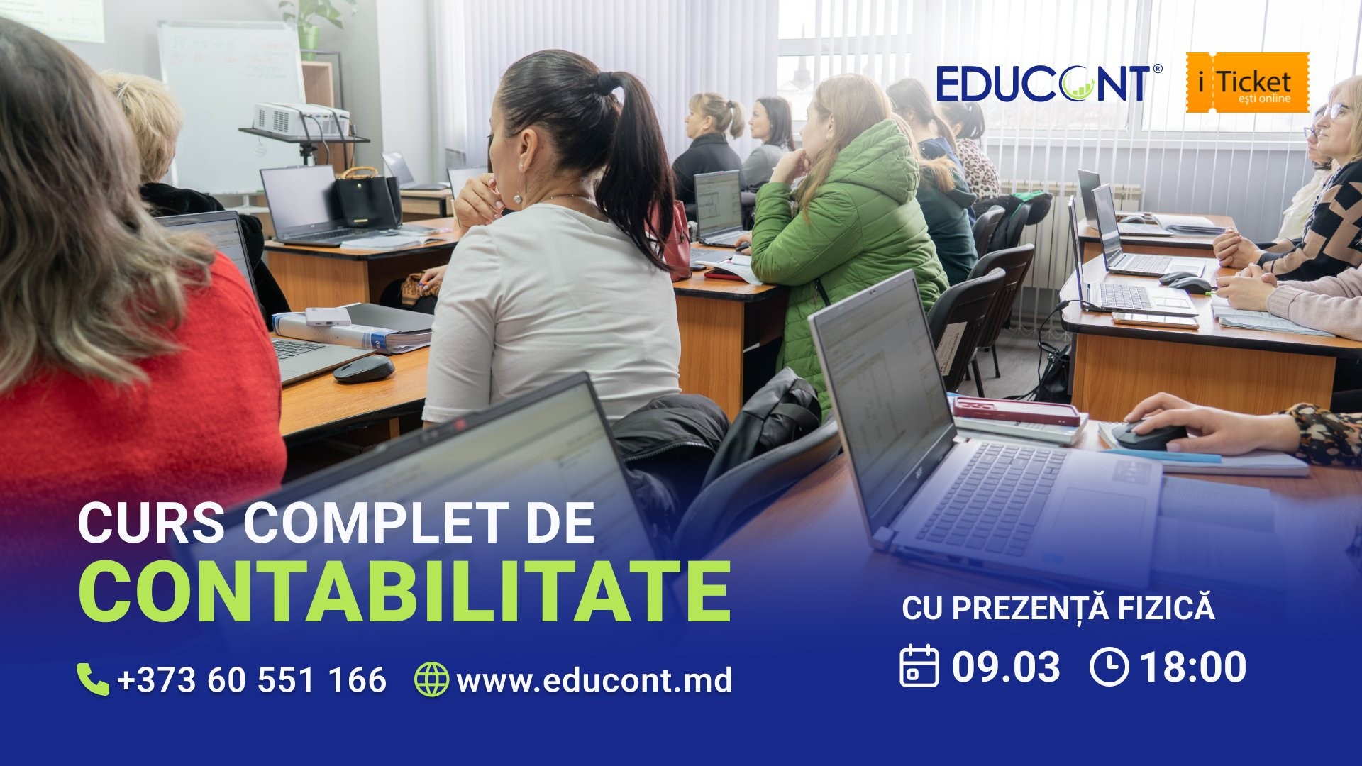 Curs Contabilitate +1C 8.3, Taxe și impozite din 9 MARTIE | FIZIC | 18:00