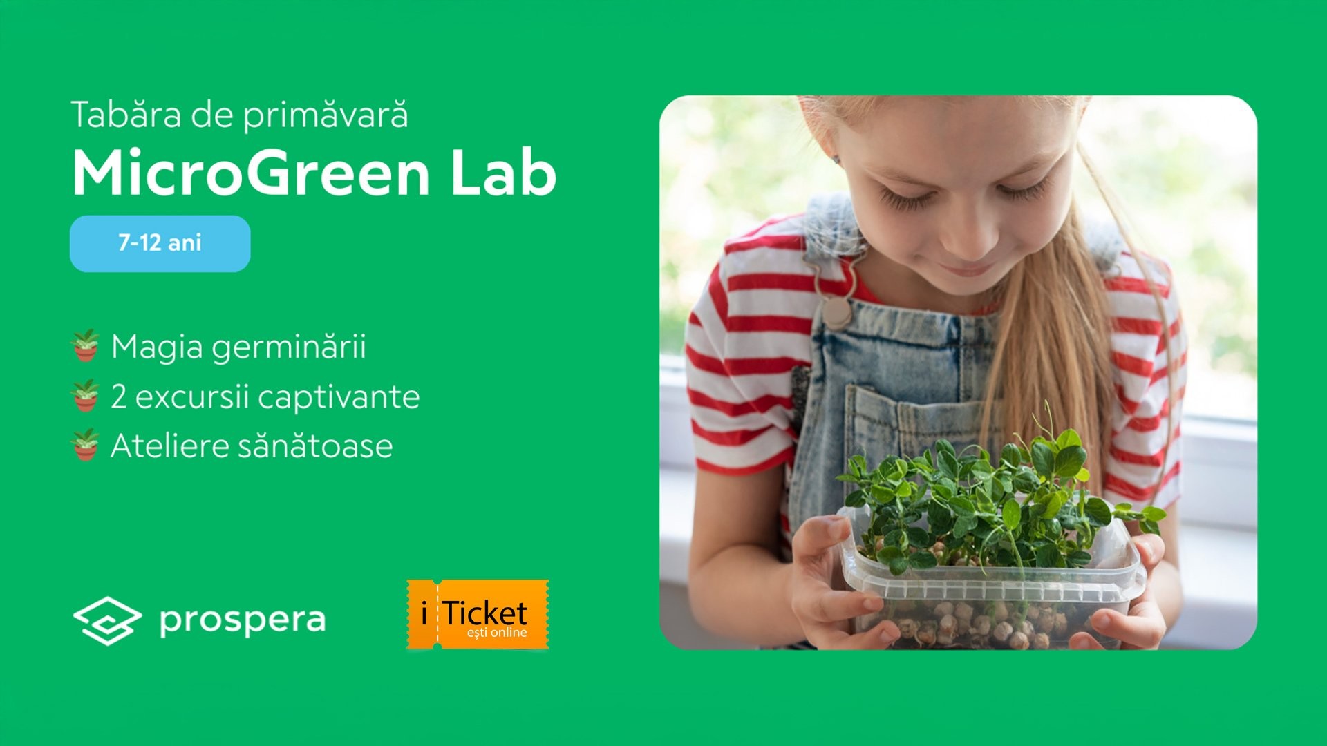 Tabăra de primăvară „MicroGreen Lab”