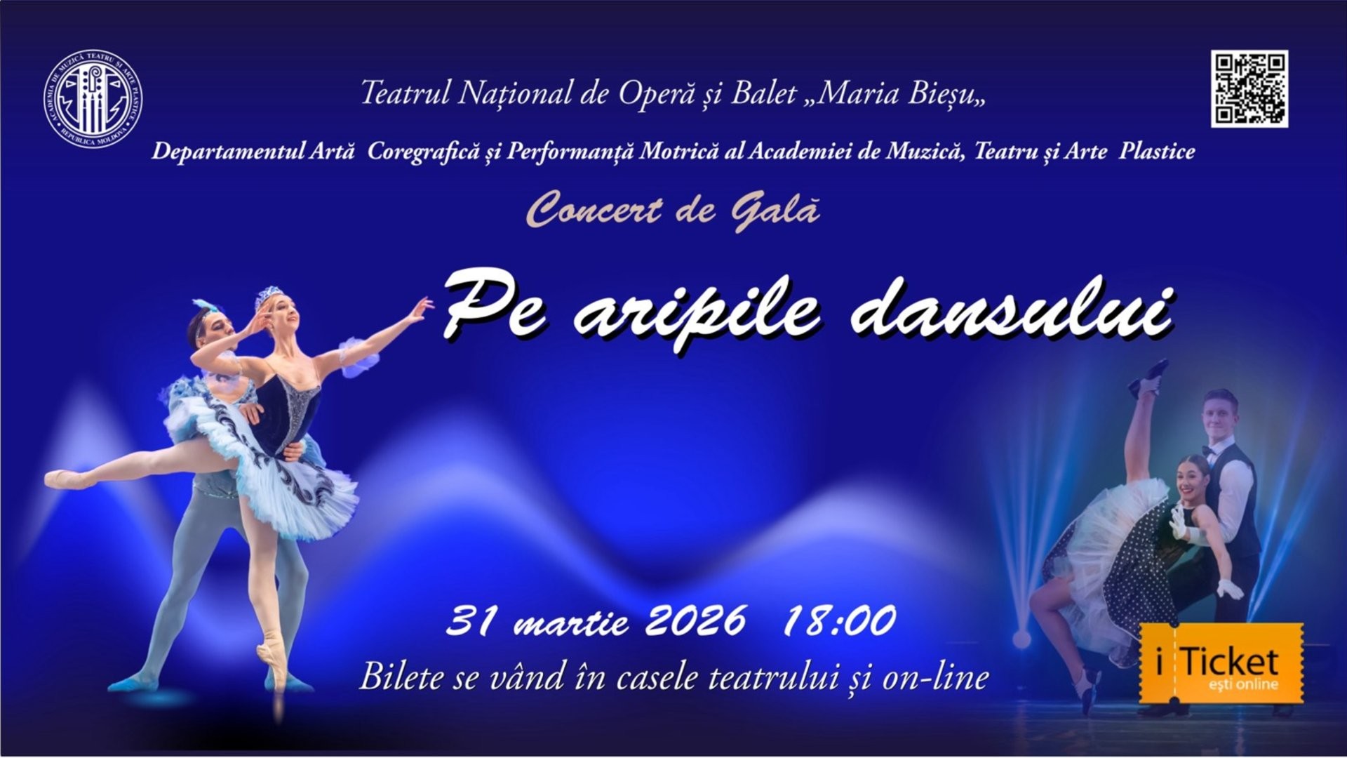 Pe aripile Dansului Concert de Gală al Departamentului Artă Coregrafică și Performanță Motrică