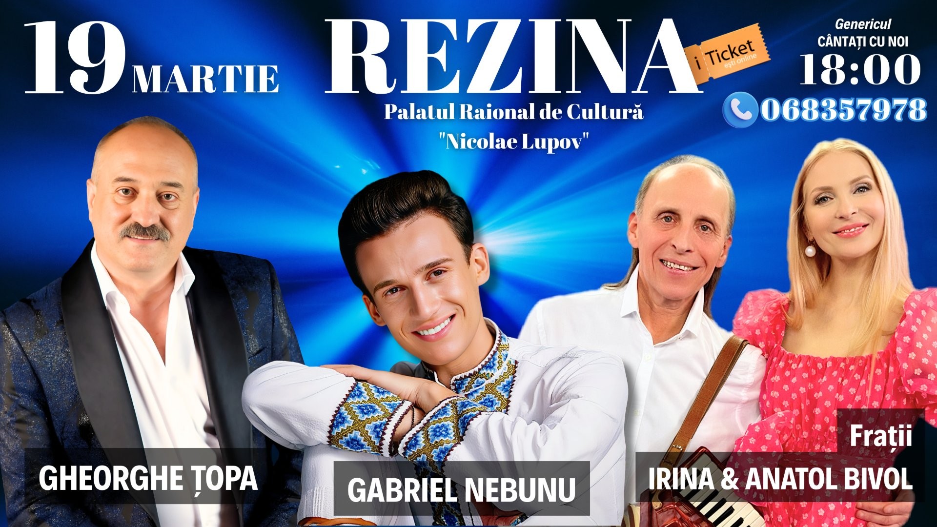 CÂNTAȚI CU NOI (Rezina)