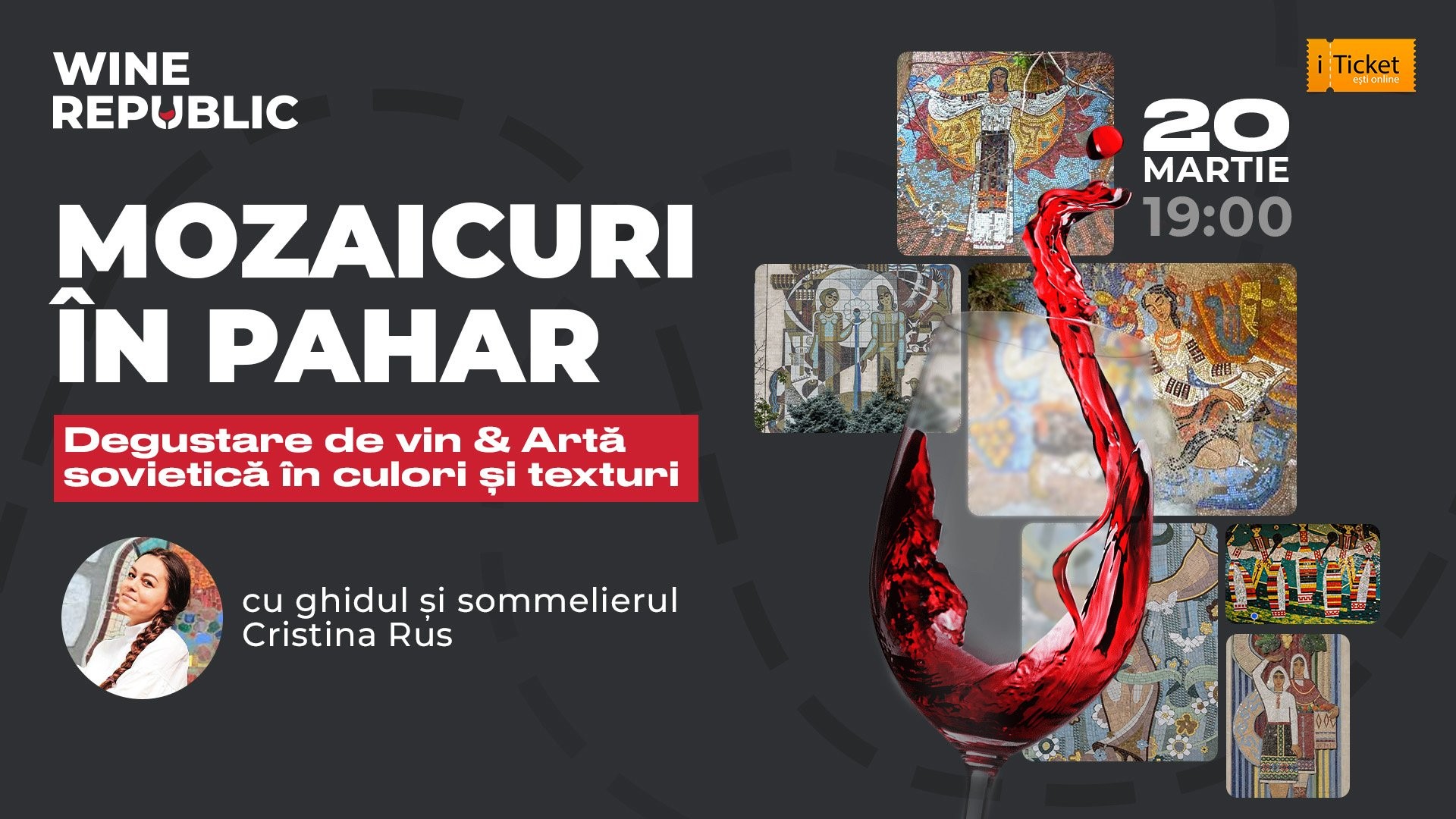 Mosaics in a Glass | Wine and Art Tasting with Cristina Rus