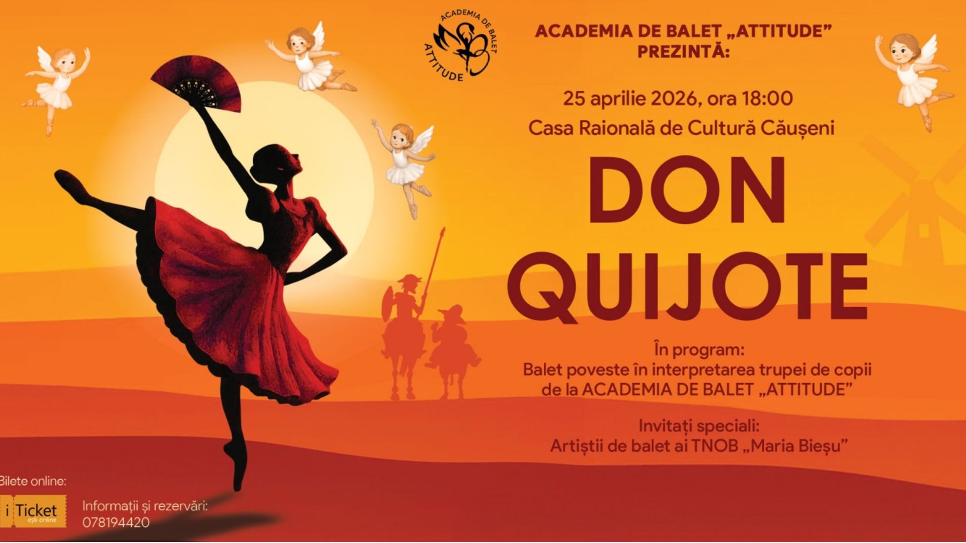 Academia de Balet "ATTITUDE" - Don Quijote la Căușeni